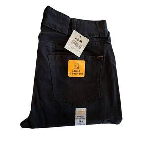 Ariat Jeans Womens Sz 28R NWT TAILORED Rebar DuraStretch Black Straight Leg Pant